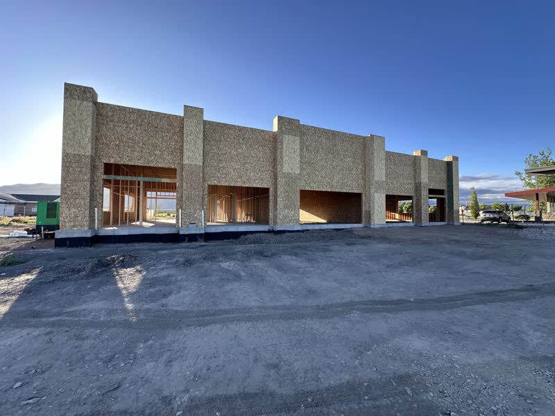 Retail Center — Exterior framing