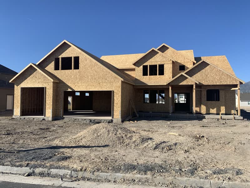 Custom Home — Full frame & sheathing