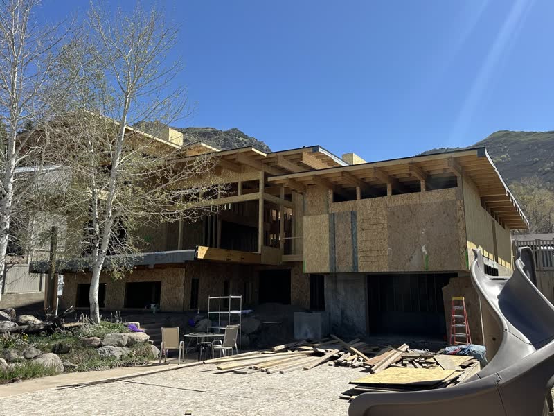 Mountain Modern — Rear elevation