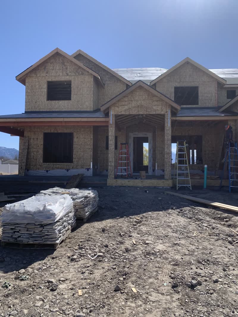 Townhome Community — First-floor walls