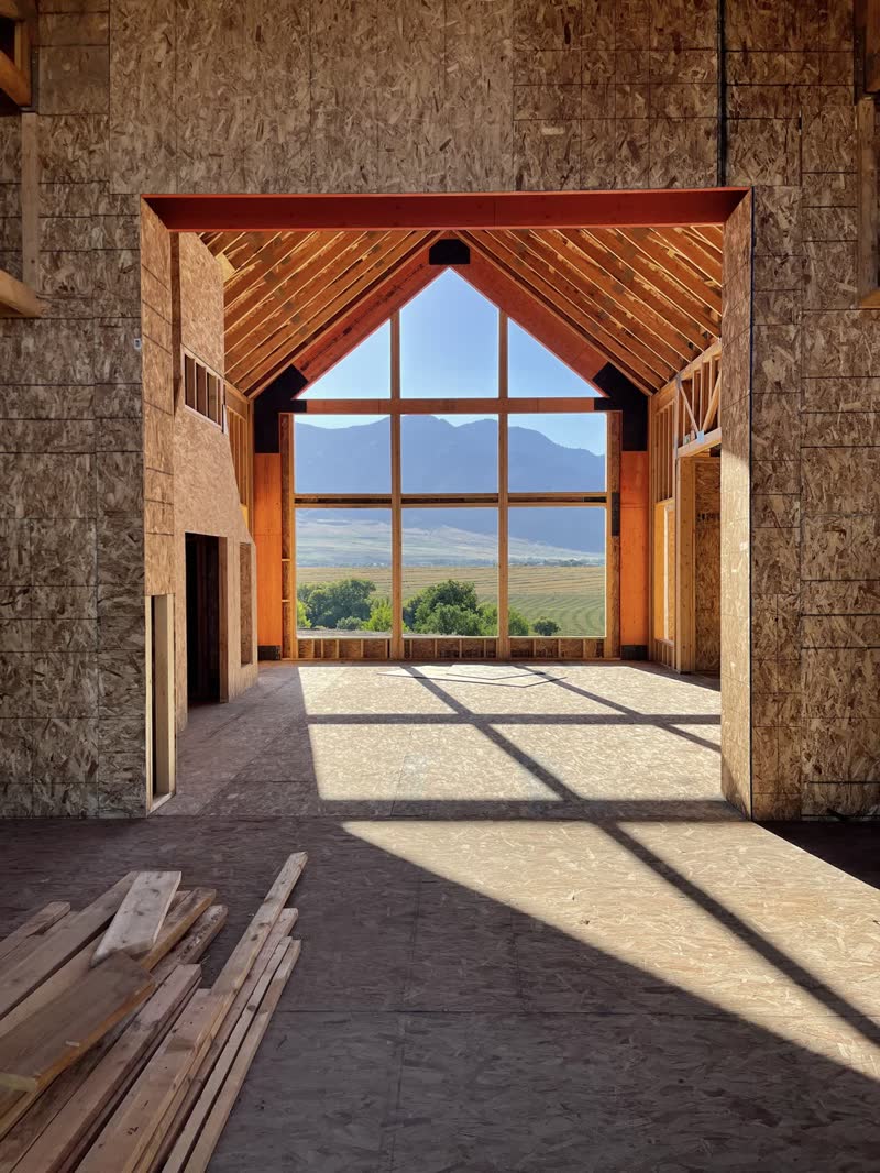 Window Wall Detail — Vaulted interior